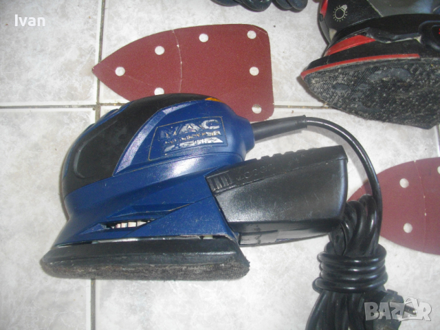 RUPES/MAC ALLISTER-200W-100W-Професионален Виброшлайф-Италия-За 1 Ръка-Тип Мишка-200-100 Вата, снимка 5 - Други инструменти - 36566345