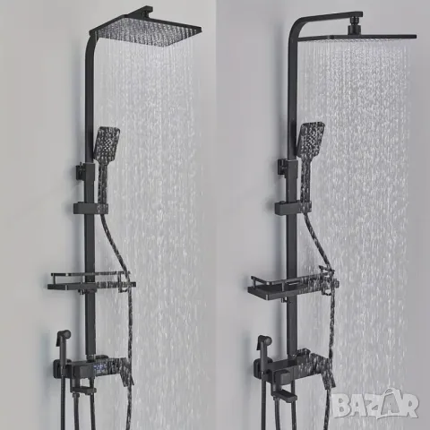 🖤🚿 ЕЛЕГАНТНА ЛУКСОЗНА ЧЕРНА ДУШ СИСТЕМА – СТИЛ, КОЙТО СЕ ЧУВСТВА! 🚿🖤, снимка 4 - Душове - 50173475
