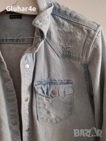 Дънково яке/риза Zara размер S., снимка 1