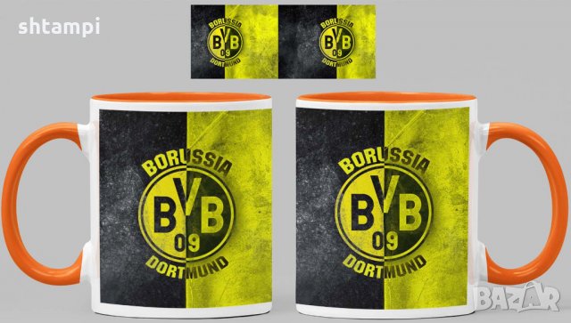 Чаша Борусия Дортмунд Borussia Dortmund Керамична, снимка 6 - Фен артикули - 34783864
