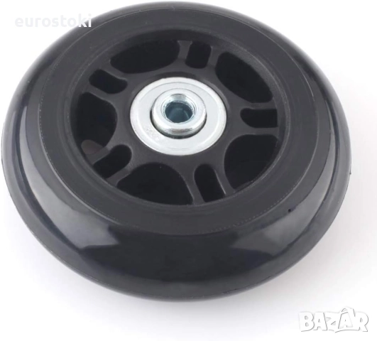 Комплект от 2 резервни колела за багаж, с оси и ремонтен ключ , снимка 4 - Куфари - 51458196