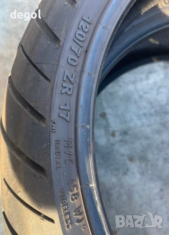120 70 17 58W Continental ContiRoadattack3 Dot3517, снимка 6 - Гуми и джанти - 43605771