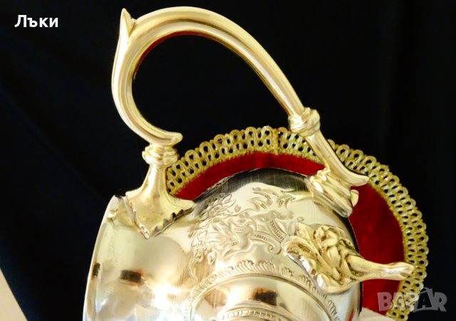 Марокански бронзов чайник,кана,орел,орнаменти. , снимка 9 - Антикварни и старинни предмети - 37996850