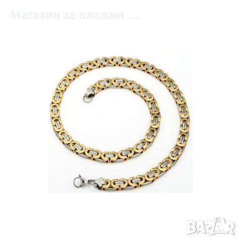 Ланец 101 - медицинска стомана, снимка 3 - Колиета, медальони, синджири - 28869471