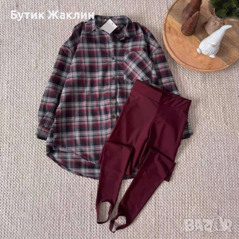 Дамска риза каре