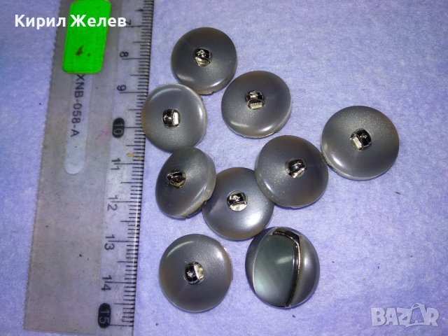 ЛОТ ДЕВЕТ ЛЪСКАВИ КРАСИВИ ВИНТИДЖ АРТ СТИЛ КОПЧЕТА от СИНТЕТИКА със СЕДЕЭЕН ЕФЕКТ 27392, снимка 6 - Други - 43553337