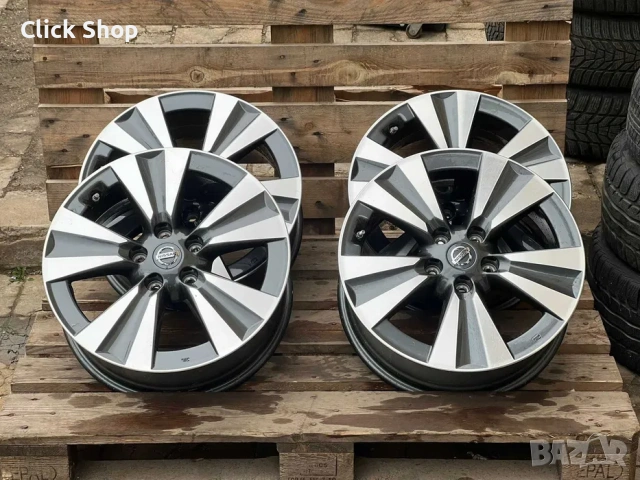 5х114.3 Джанти 17 цола Nissan Leaf Pulsar X-Trail 5x114.3 Dacia Renault, снимка 2 - Гуми и джанти - 53012635