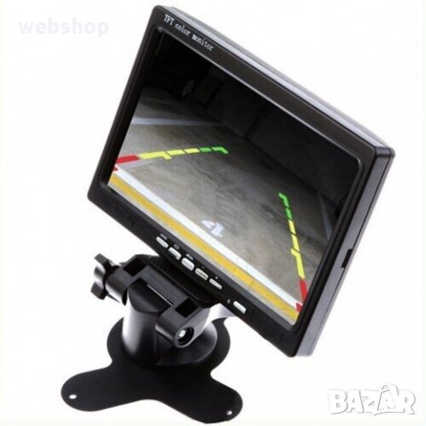 Качествен Монитор за кола с 7 инча LCD дисплей, FuLL HD, снимка 4 - Аксесоари и консумативи - 33669160