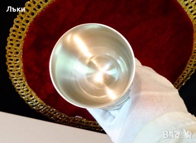 Калаен бокал за вино,битови селски картини. , снимка 12 - Антикварни и старинни предмети - 37054355