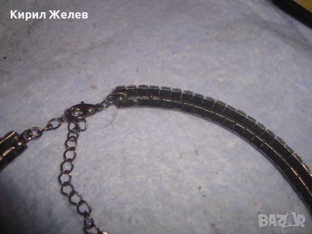СТИЛНО ВЕЧЕРНО ВИНТИДЖ АРТ КОЛИЕ ОГЪРЛИЦА НАКИТ 27947, снимка 8 - Колиета, медальони, синджири - 37093567