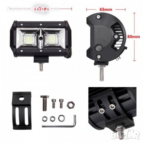 Диоден халоген Automat, Универсален, Алуминий, IP67, 12V - 30V, 54W, 2061, Черен, снимка 3 - Аксесоари и консумативи - 37497924