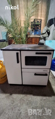 Работеща печка на дърва Пламък, снимка 2 - Печки, фурни - 53005856