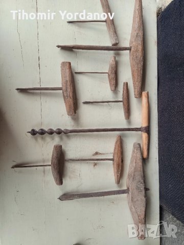 Стари свредла за дърво.20 броя., снимка 5 - Бормашини - 32875311