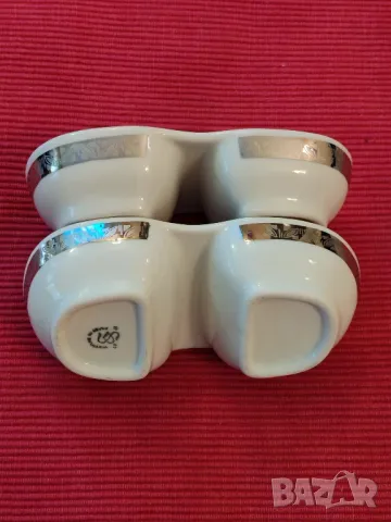 Две ретро солници порцелан,България. , снимка 4 - Антикварни и старинни предмети - 50374269