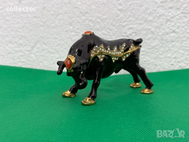 Ръчно изработена метална кутия за бижута. №7420, снимка 2 - Антикварни и старинни предмети - 51919021