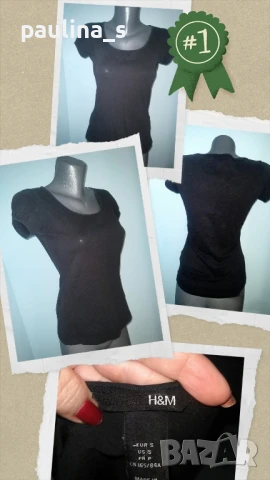 Три различни броя / Еластична памучна блуза "Ambiance", "H&M" и "Zero" , снимка 7 - Тениски - 28220880