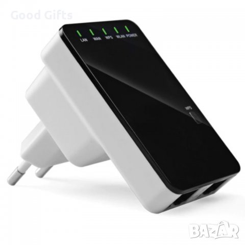 Безжичен WiFi Repeater - WR-02 300 Mbps Wireless-N Mini Router, снимка 2 - Друга електроника - 38103377
