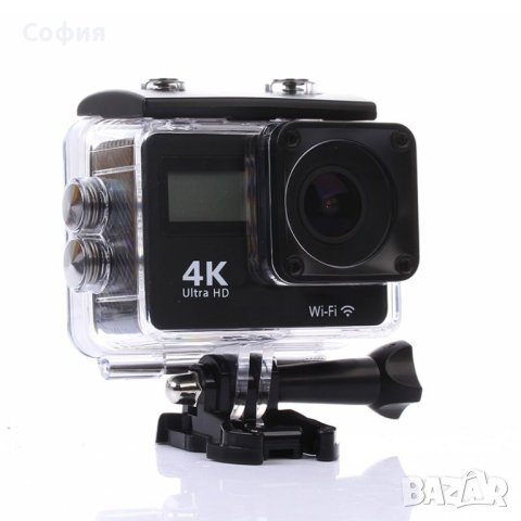 Водоустойчива спортна екшън камера 4K Ultra HD, снимка 2 - Камери - 43090223