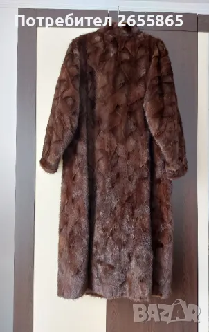 Дълго палто от норка, снимка 10 - Палта, манта - 48700852