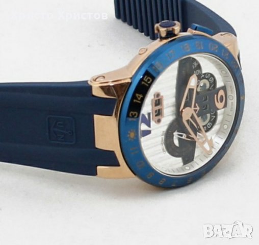 Мъжки луксозен часовник Ulysse Nardin El Toro GMT Perpetual, снимка 12 - Мъжки - 21624779