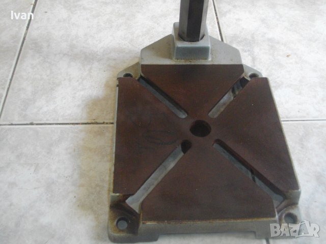 ф43мм-Немска Професионална Стойка За Бормашина-AEG/Нова WOLFCRAFT-Ход 85мм-70мм-Голяма-6кг/8кг-, снимка 16 - Бормашини - 40785030