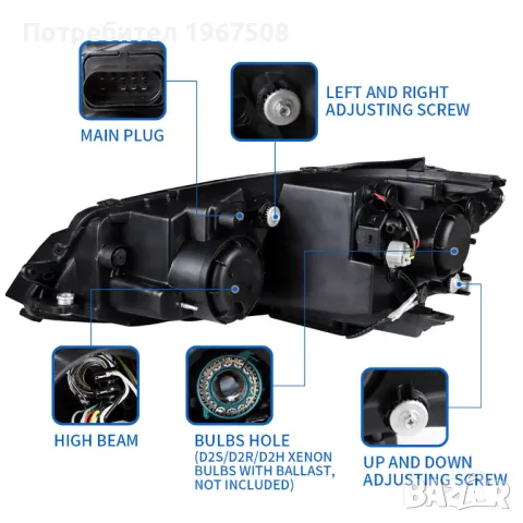 Комплект фарове с динамични мигачи за VW GOLF 7.5 2018 - 2021, снимка 6 - Части - 47778448