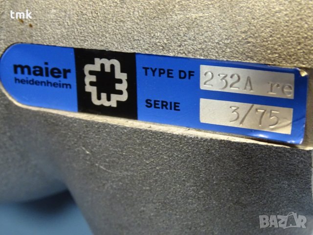 пневморотор maier heidenheim DF 232A re, снимка 3 - Резервни части за машини - 35032833