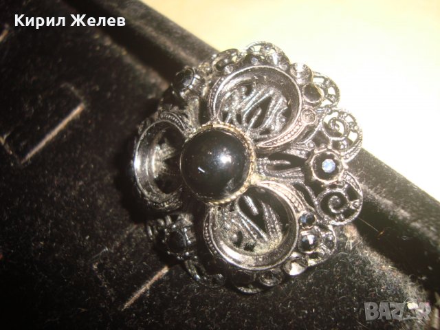 СКЪПОЦЕННА АРТ-ДЕКО СТИЛ СТАРА ФИЛИГРАННА БРОШКА РЕТРО БИЖУ 22740, снимка 7 - Антикварни и старинни предмети - 33127370