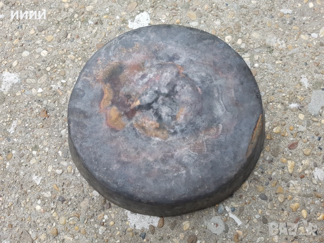 Бакърена тава , снимка 2 - Антикварни и старинни предмети - 52321540