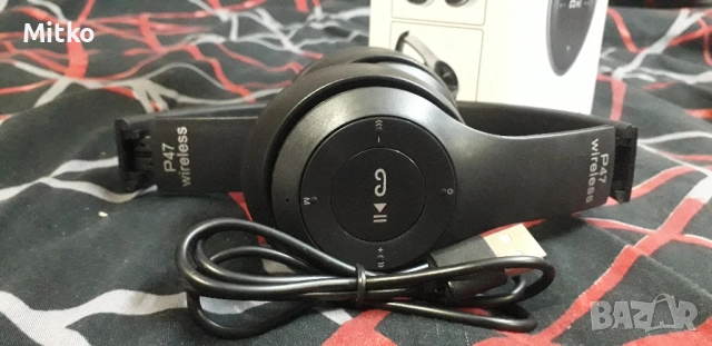 Блутут слушалки Р47, снимка 4 - Безжични слушалки - 52424784