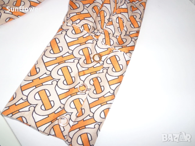 ОРИГИНАЛНА копринена риза /блуза BURBERRY от 100% коприна, снимка 10 - Ризи - 51722085