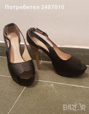 Сандали на висок ток, снимка 2 - Дамски обувки на ток - 27130975