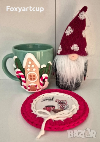 Луксозен коледен комплект , снимка 4 - Декорация за дома - 52339685