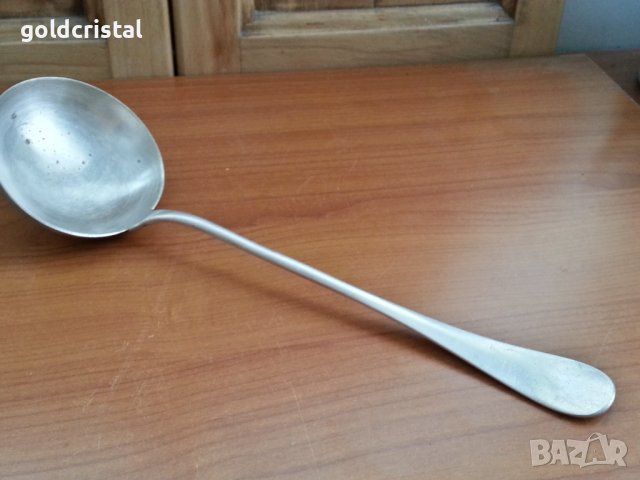 стар посребрен черпак 