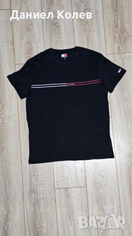  Tommy Hilfiger  мъжка тениска – нов модел, размер M, снимка 5 - Тениски - 51103931