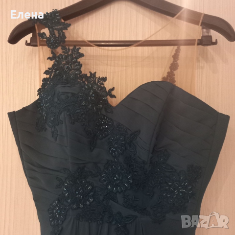 Официална рокля в цвят петрол, снимка 2 - Рокли - 44928840