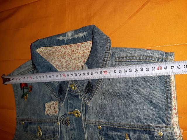 Дънков елек на Cassidi с подплата, снимка 6 - Елеци - 27162223