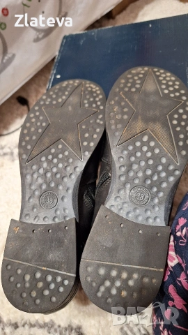 Боти естествена кожа , снимка 3 - Дамски боти - 43684833