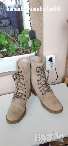 Ботуши Landrover 40н.Естествена кожа и велур , снимка 4 - Дамски ботуши - 52906970