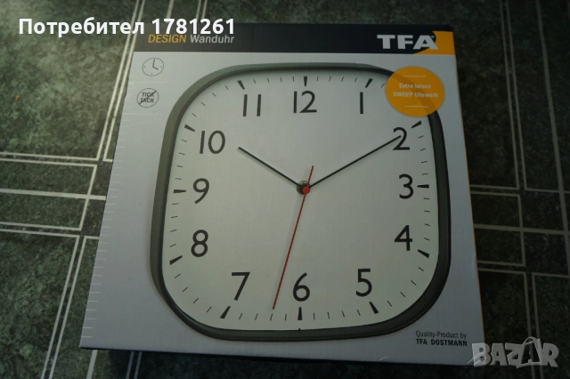 Стенен часовник TFA