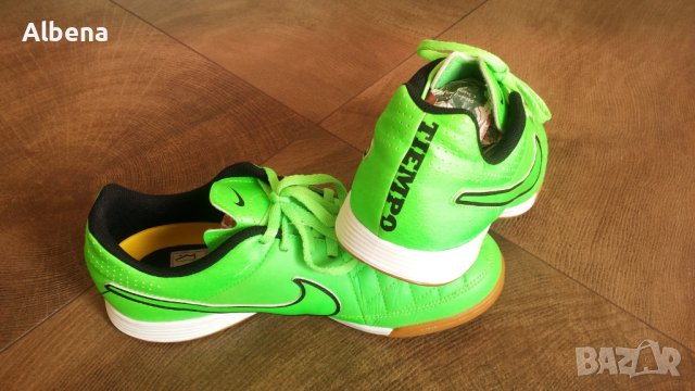 NIKE TIEMPO Размер EUR 38 / UK 5 обувки за футбол в зала естествена кожа 47-13-S, снимка 8 - Детски маратонки - 40028764