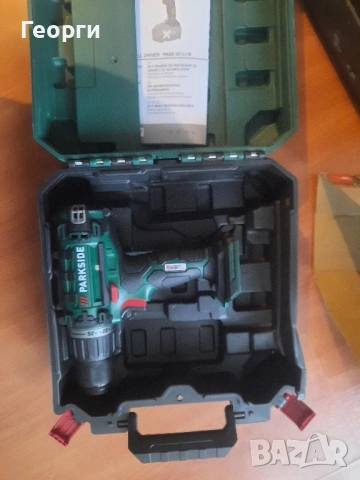 чисто нова Акумулаторна бормашина Parkside Pabs li 20 I9 Парксайд 