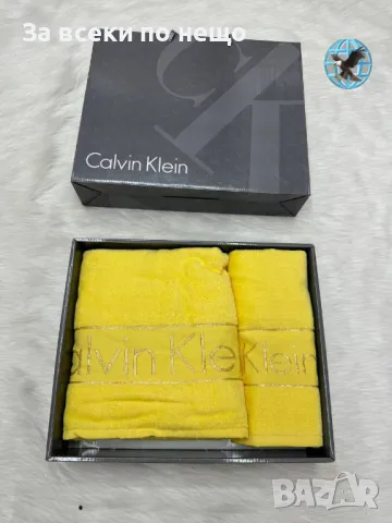 Calvin Klein🔝Versace Луксозни Хавлии - 2бр. в кутия - Налични Различни Цветове Код D2154, снимка 6 - Хавлиени кърпи - 49423496