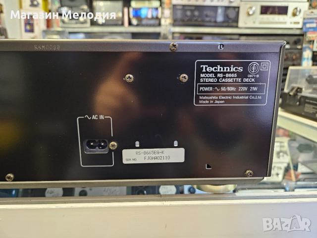 Касетен дек Technics RS-B665 Работи перфектно, използван е изключително малко, като нов е. Леки забе, снимка 12 - Декове - 51181554