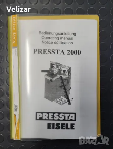 Ъглонабивна машина PRESSTA EISELE с двойна регулируема глава, снимка 12 - Други машини и части - 49853639