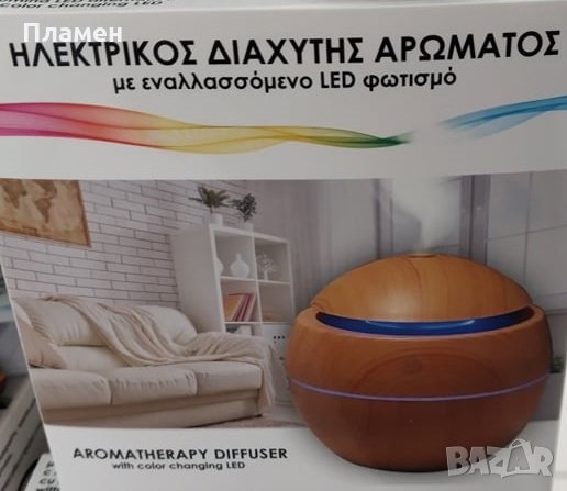 Ел. Освежител и овлажнител за въздух дифузер за ароматерапия и уелнес с етерични масла 120 мл., снимка 8 - Други - 35064206