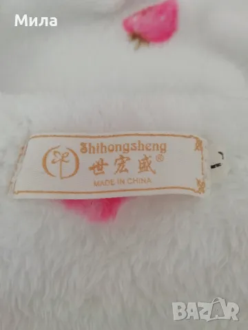 Домашна топла рокля полар размер L, снимка 3 - Рокли - 48071030