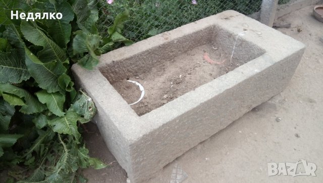 Старо голямо гранитно корито, снимка 3 - Декорация за дома - 33412563