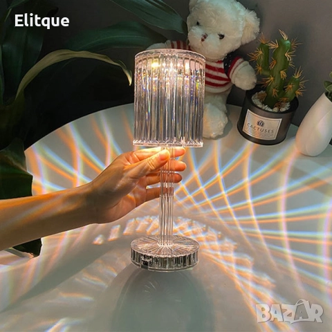 Декоративна настолна лампа с usb кабел и дистанционно , снимка 8 - Настолни лампи - 52904486