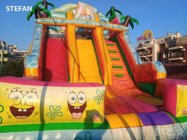 промо надуваем батут за деца, атракцион-бънджи лов на патета, снимка 2 - Надуваеми играчки - 53101783